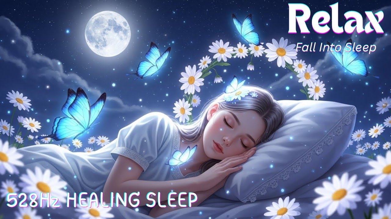 🌙 528Hz Deep Sleep Music – Healing Frequency for Peaceful Night & Emotional Calm