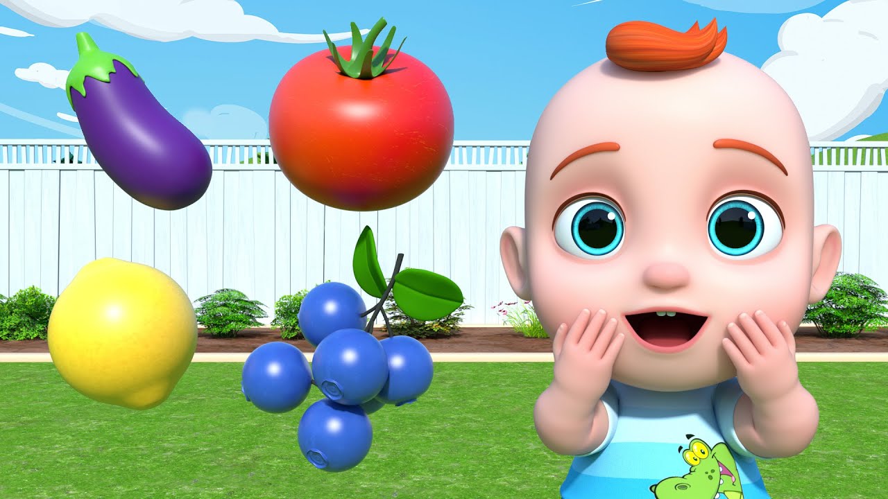 Aprenda frutas e vegetais | M&uacute;sicas Infantis | Beb&ecirc; Leo em Portugu&ecirc;s