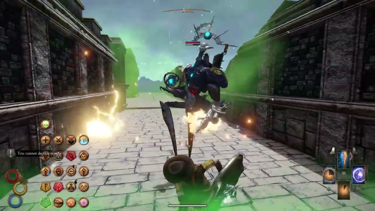 Outward  Definitive Edition 2022 Mace Infusion Gong Strike Build Farming some Shield Golem Scrap