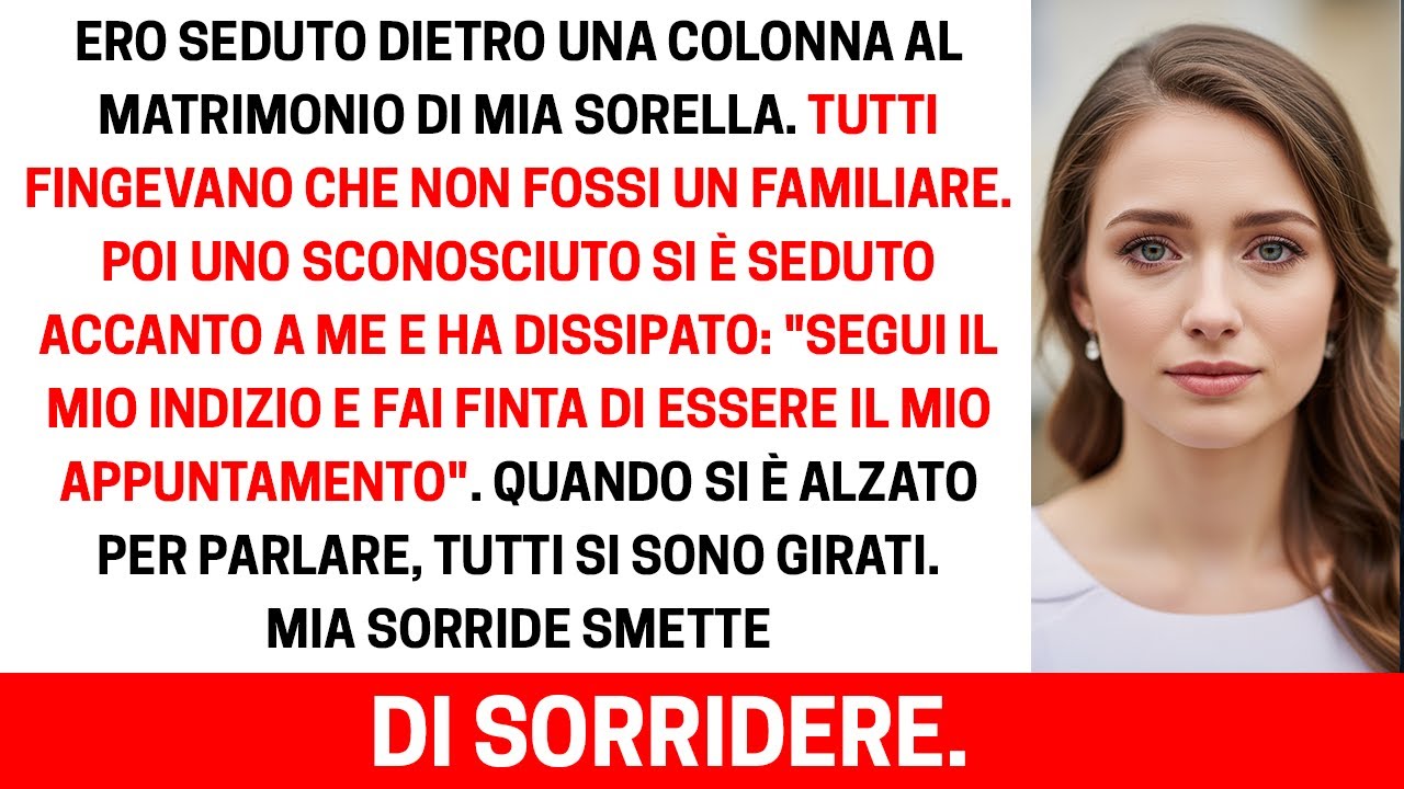 Umiliata al matrimonio di mia sorella… poi è arrivato qualcuno che non conoscevo