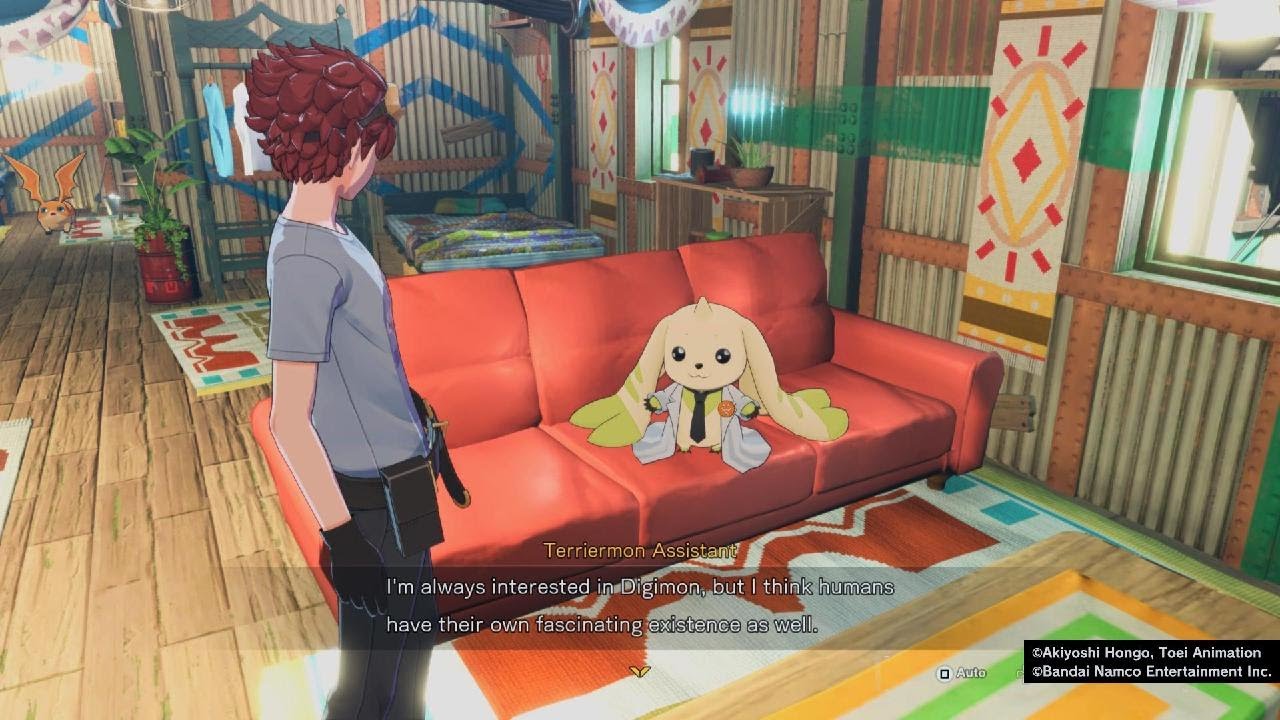 Digimon Story Time Stranger: First Time meeting Terriermon Assistant!