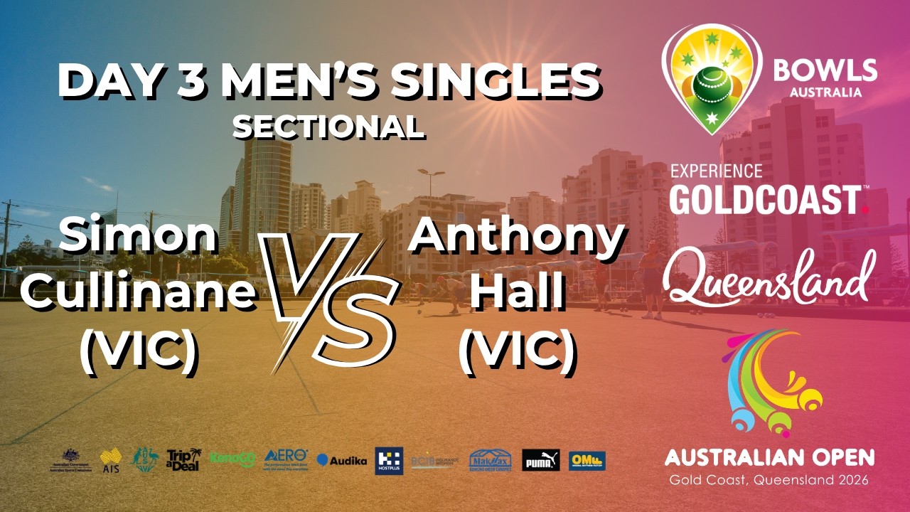 2026 Australian Open &ndash; Men&rsquo;s Singles Sectional (Simon Cullinane vs Anthony Hall)