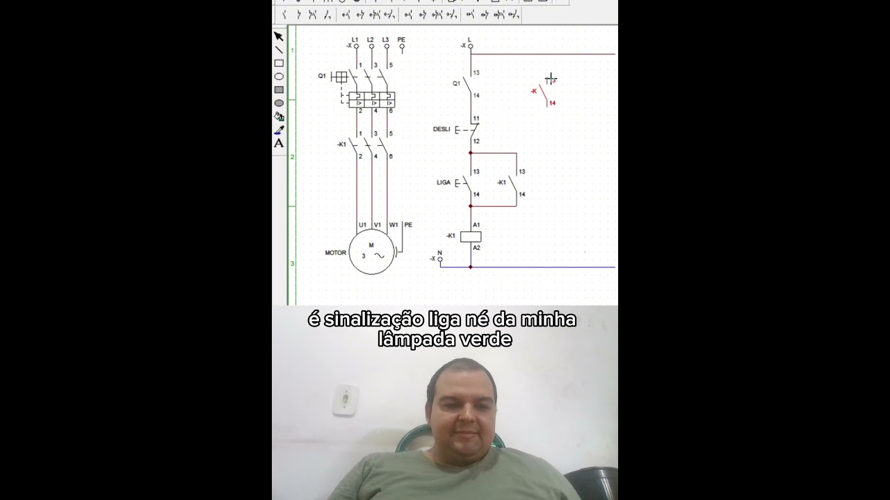 Partida direta com sinalização 
