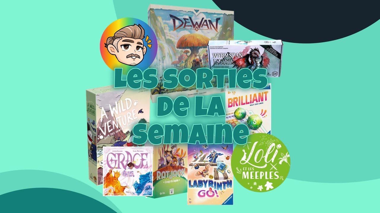 Les sorties jeux de société de la semaine - 22/01/25