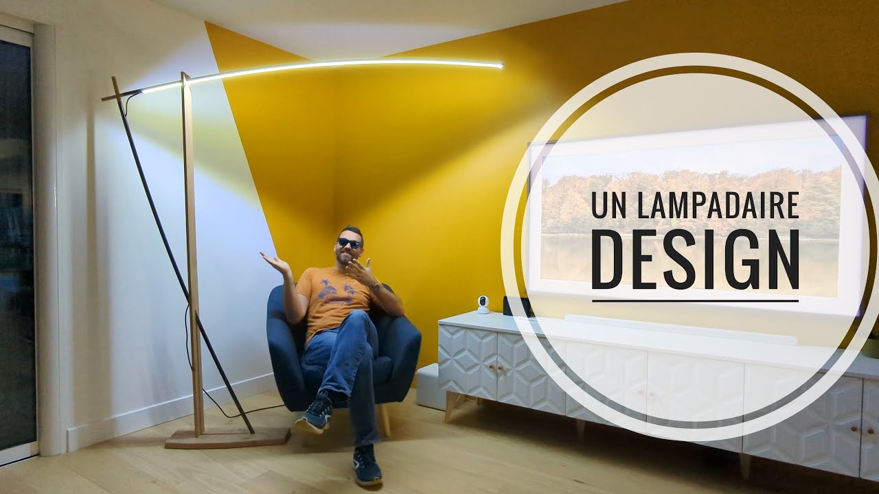 Comment faire un lampadaire design - lampe LED diy