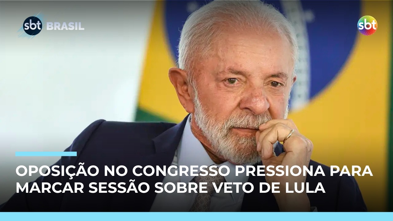 Oposição mobiliza Congresso para analisar veto de Lula PL da Dosimetria| #SBTBrasil