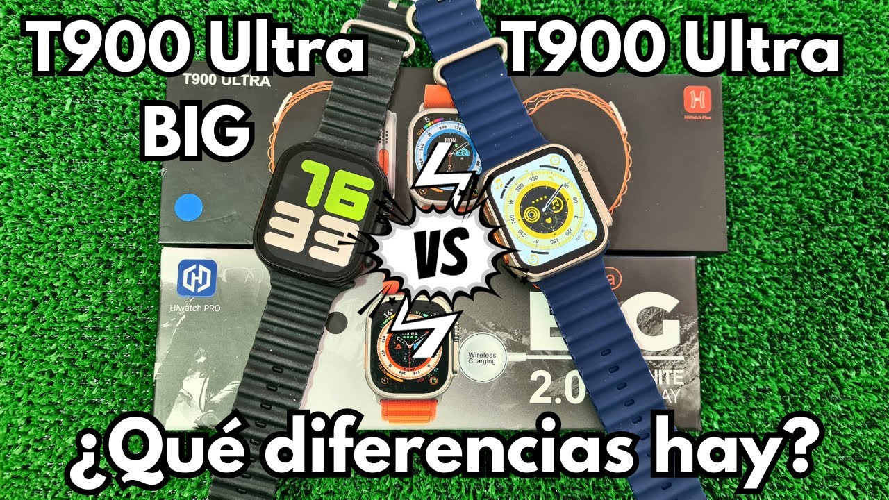 T900 Ultra BIG vs T900 Ultra ¿Cuál Smartwatch es más COMPLETO?
