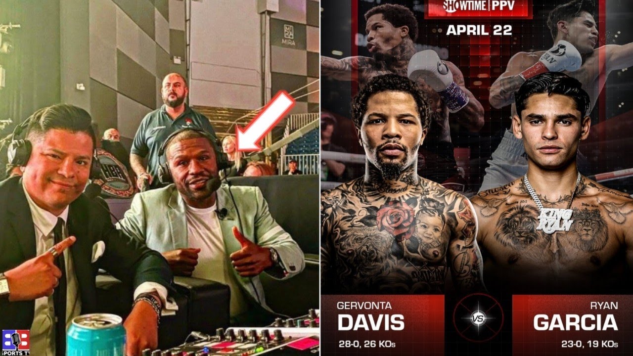 EPIC SHOCKING: FLOYD MAYWEATHER PREPARING TO COMMENTATE GERVONTA TANK DAVIS VS RYAN GARCIA FIGHT ?
