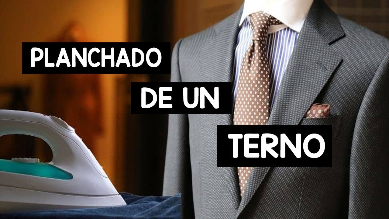PLANCHADO DE UN TERNO