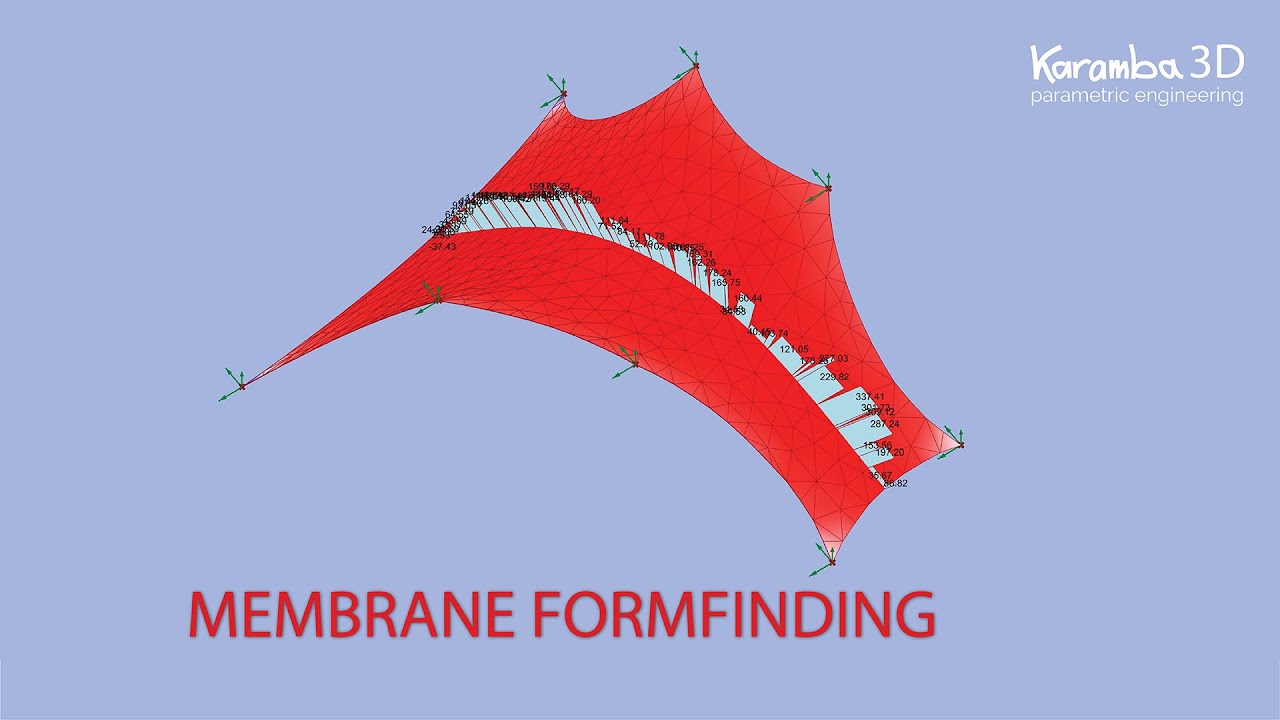 Karamba3D TidBits #30 Membrane Formfinding
