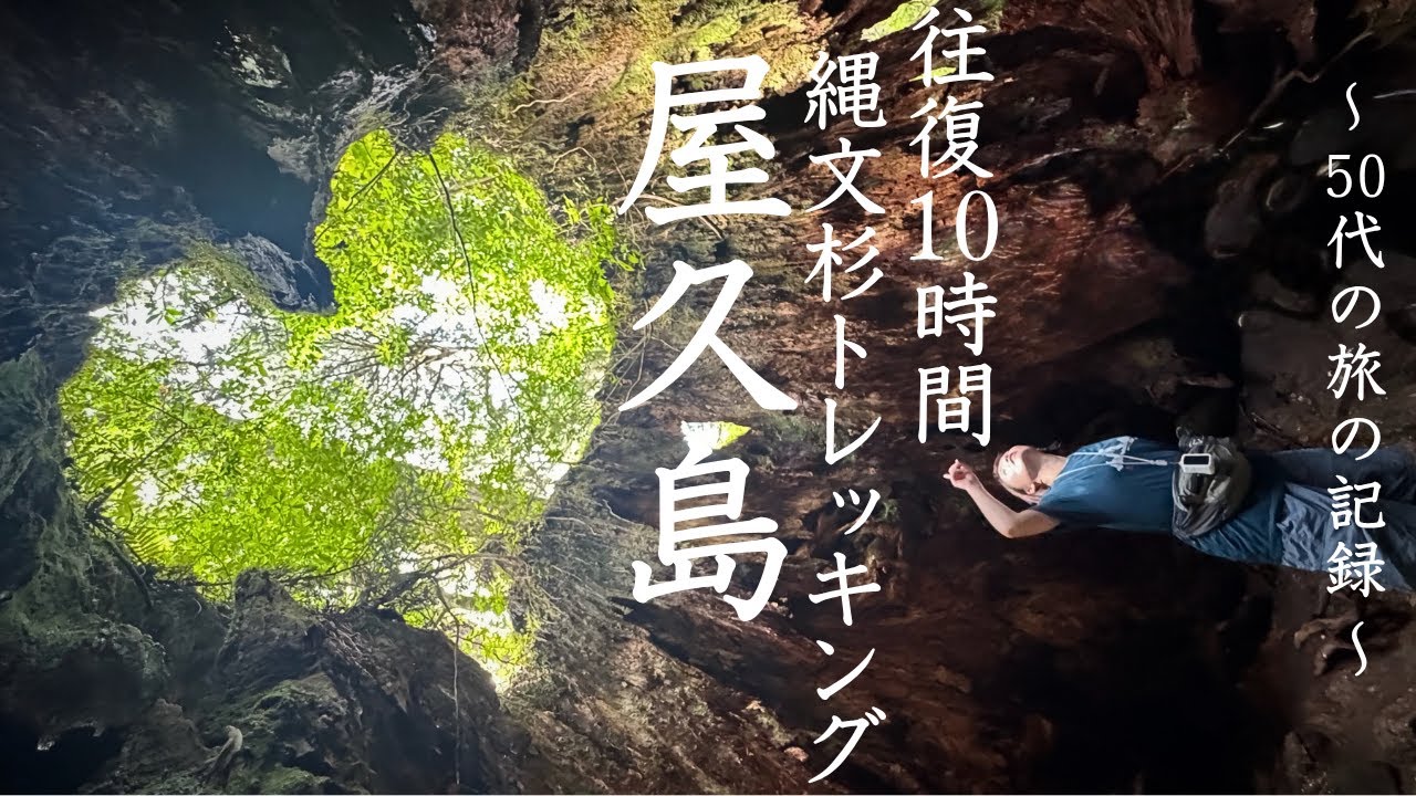 【屋久島】体力の限界に挑戦。50代の縄文杉トレッキング＊スケジュールと装備・持って行った物など＊