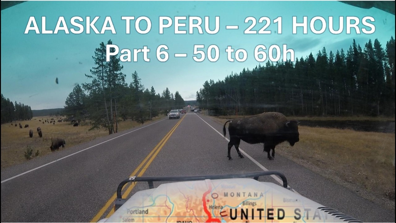 [10 Hours] PAN AMERICAN HIGHWAY - Alaska to Lima - Part 6 - 50h to 60h of 221h