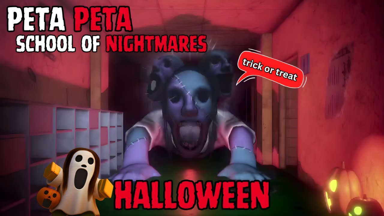 PETAPETA: School of Nightmares Halloween🎃- Full Game Walkthrough & Ending - Roblox