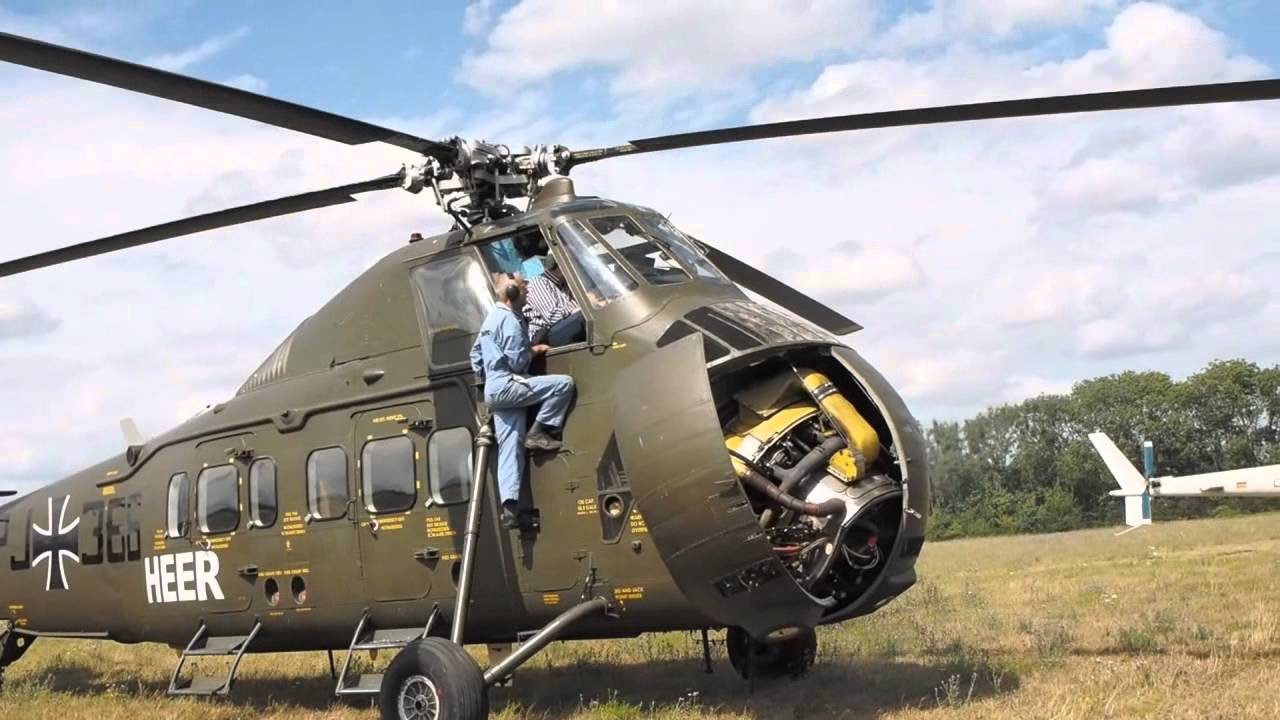 Sikorsky S58 Heli Rollout bei Meravo in Oedheim