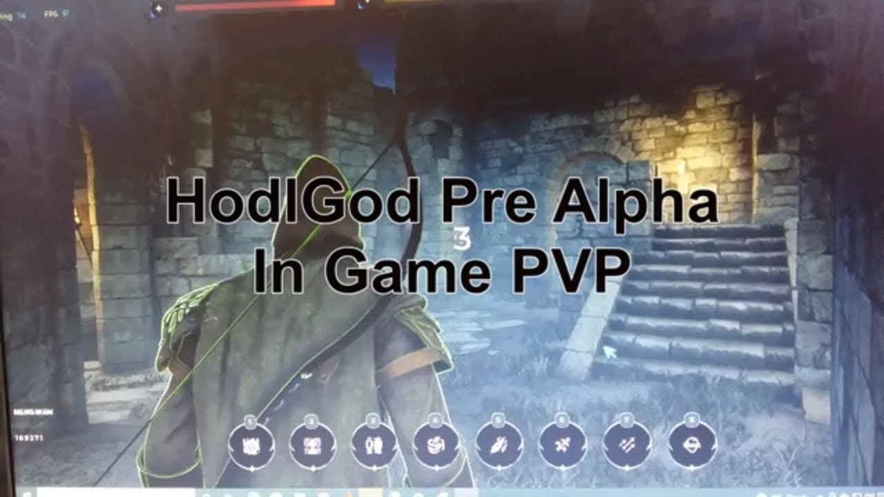 Hodlgod pre Alpha In Game footage, Hodlgod on WAX blockchain PVP gaming for NFT's and VOID Coin.