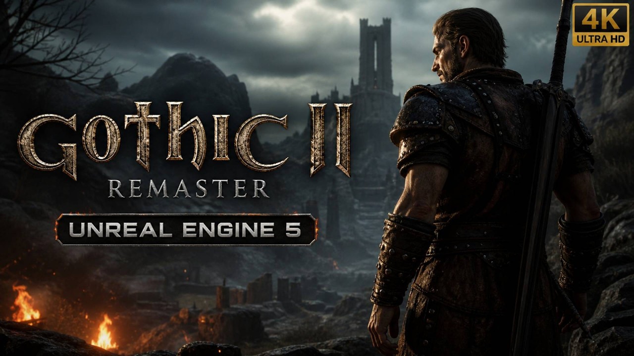 Gothic 2 Remaster na Unreal Engine 5  1/2   GAMEPLAY