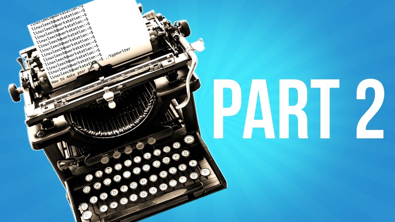 Python Typewriter - Make your Computer Sound like an Old Typewriter - Linux - Part Two