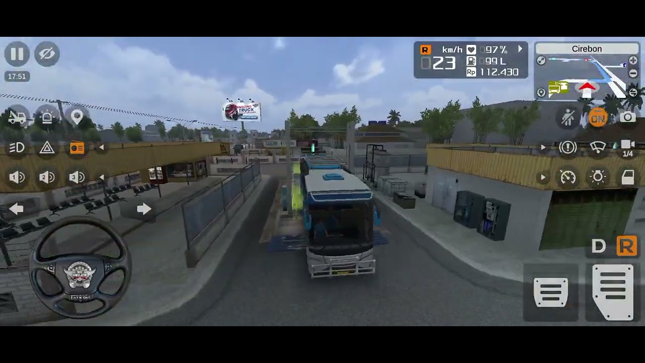 Bus simulator Indonesia Jakarta and cireberium