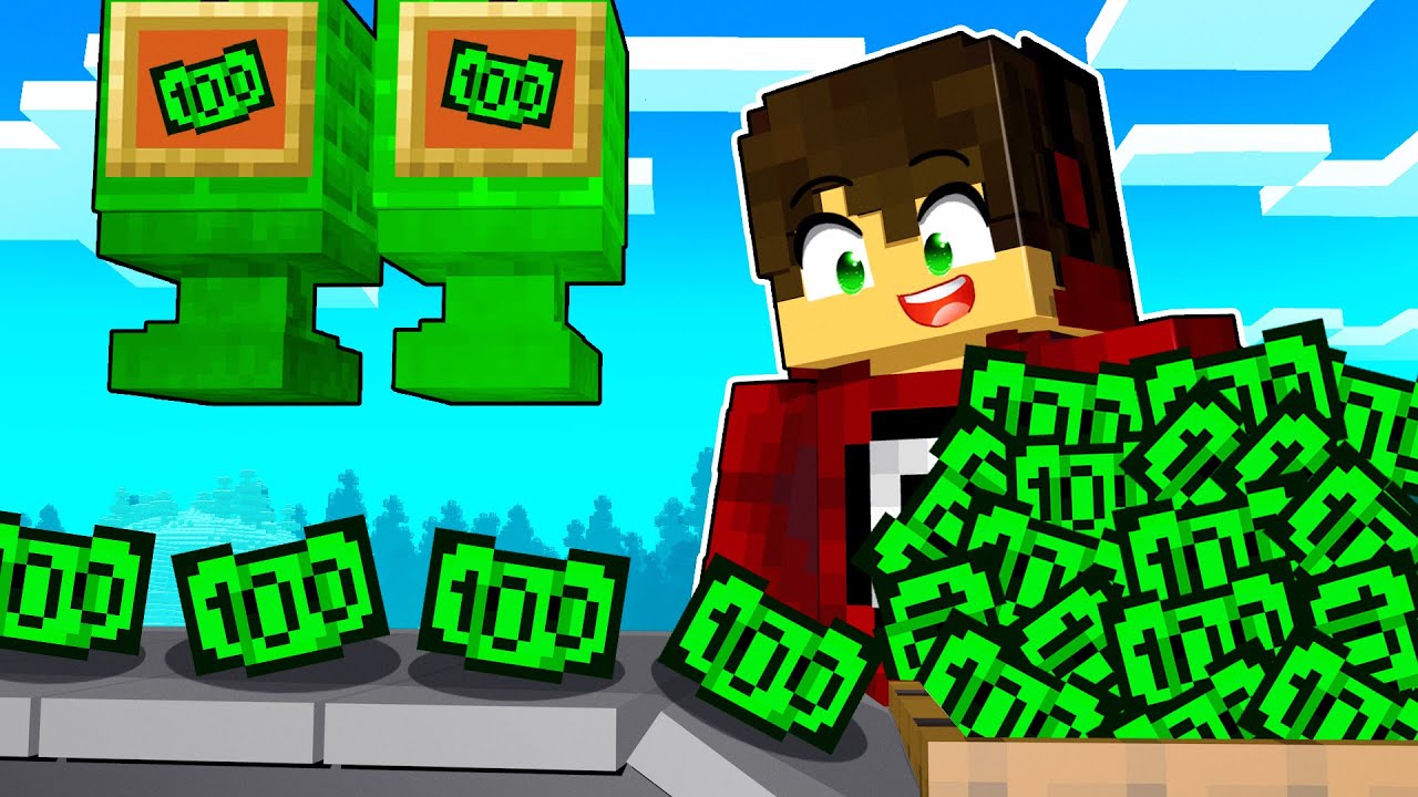 CRIEI UMA FABRICA DE DINHEIRO E FIQUEI RICO no MINECRAFT ✭ Guihh ✭