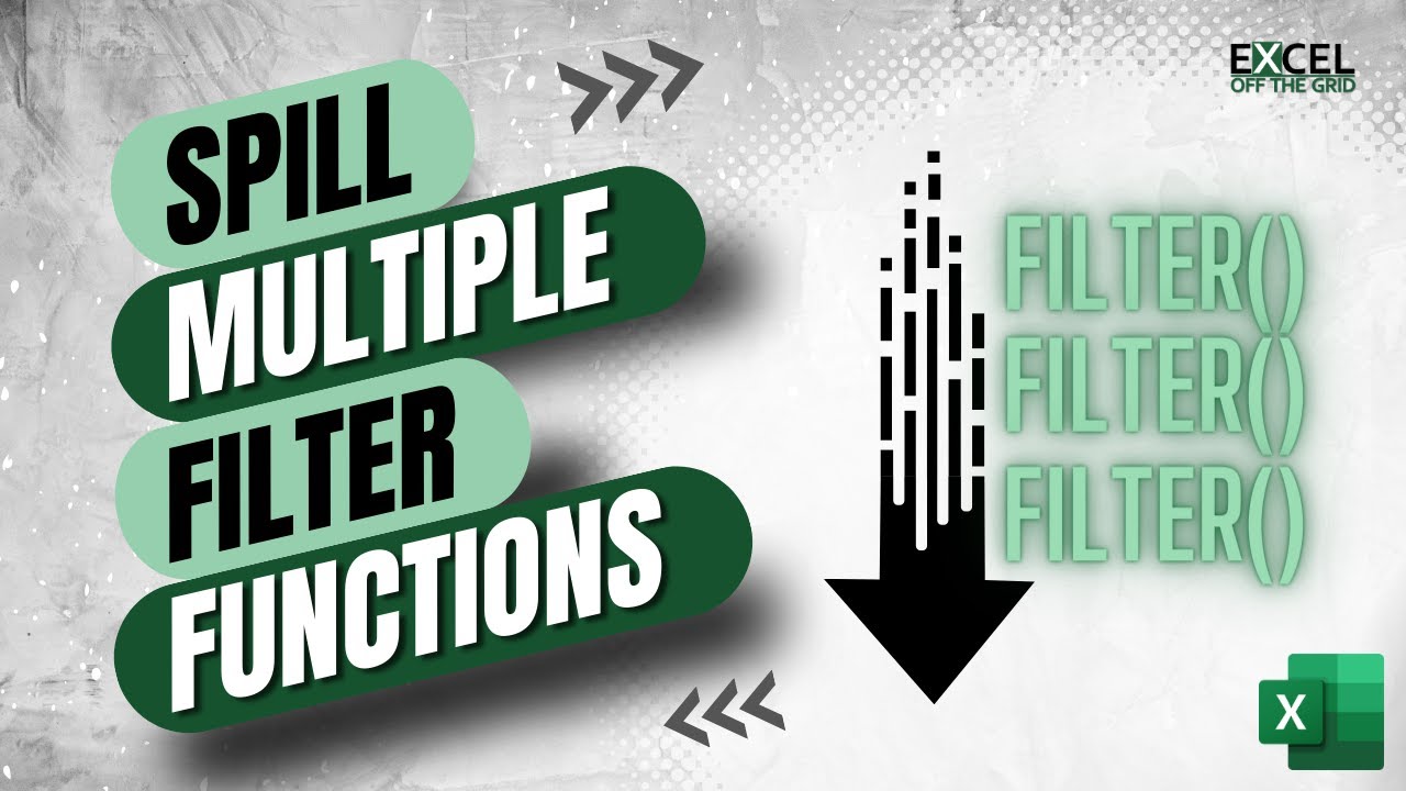 Как объединить несколько функций FILTER в Excel | Excel Off The Grid