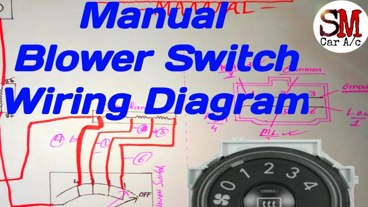 Manual Blower Switch wiring Diagram/Car Air Conditioning Blower Switch Kaisa kaam karta hai👍👍