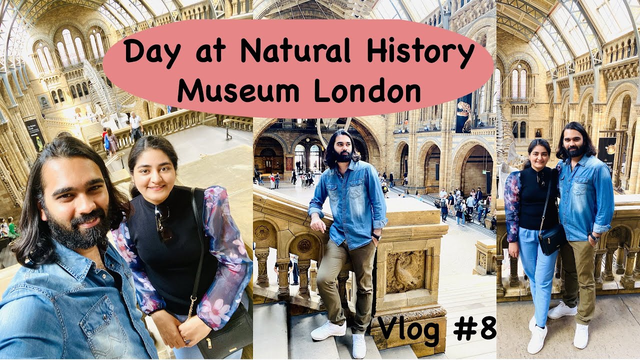 Visit to Natural History Museum | Dayout in London | Indian Couple in England | Desi Couple