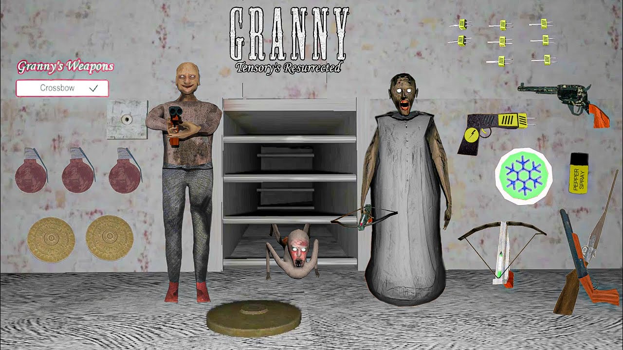 Granny New Update - New Tunnel Escape With Unlimited Weapons.