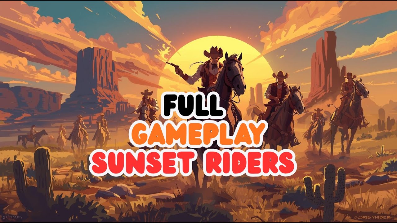 Sunset Riders Full Playthrough with Steve | Classic Arcade Fun!