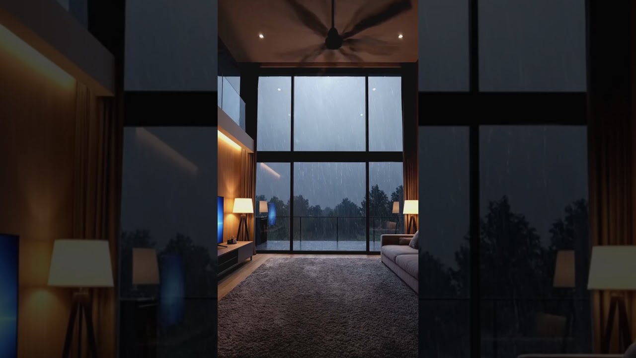 “Relax, focus, or sleep // Let the rain wash your stress away 🌧️