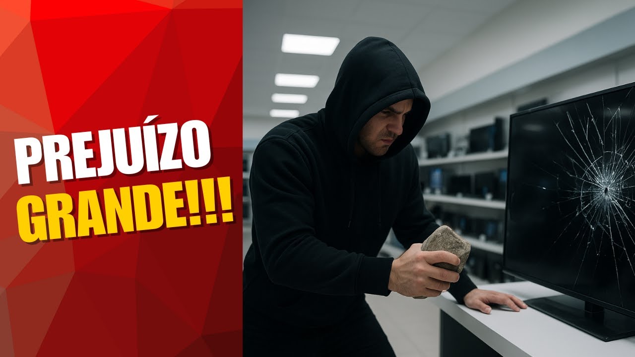 SURTOU E QUEBROU TUDO! Homem invade Worten no NorteShopping e destr&oacute;i tudo