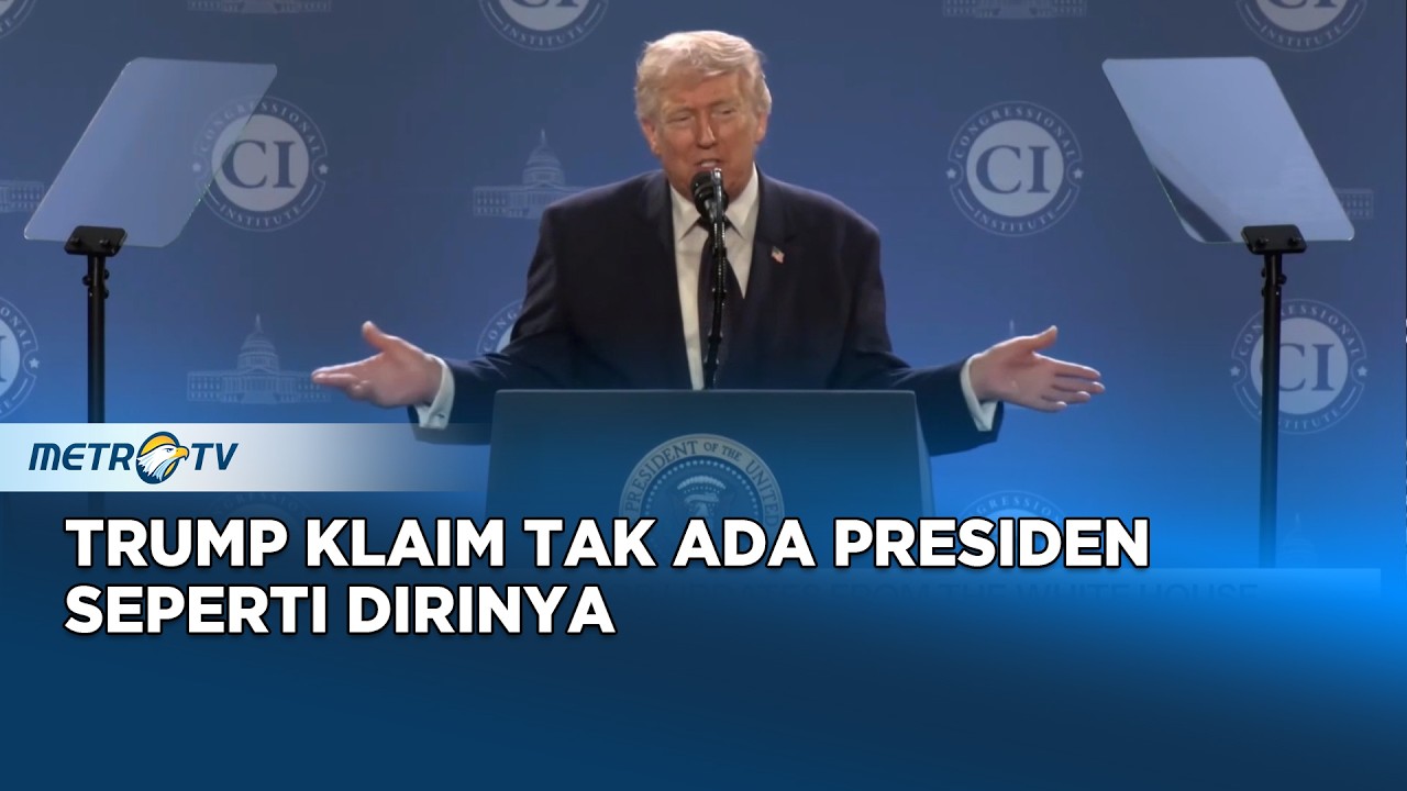 Sindir Macron, Trump Klaim Kebijakannya Tak Bisa Dilakukan Presiden Lain