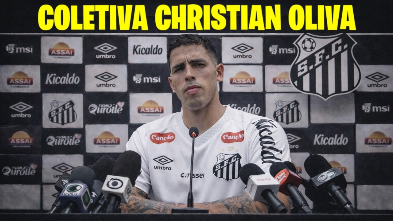 COLETIVA DE APRESENTAÇÃO CHRISTIAN OLIVA #santosfc