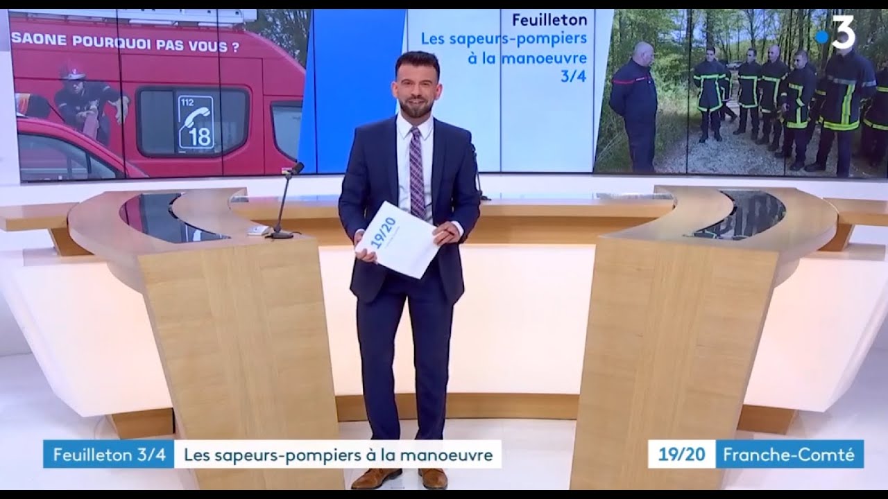 Les sapeurs-pompiers de la Haute-Saône, à la manoeuvre - Reportage France 3 - Episode 3
