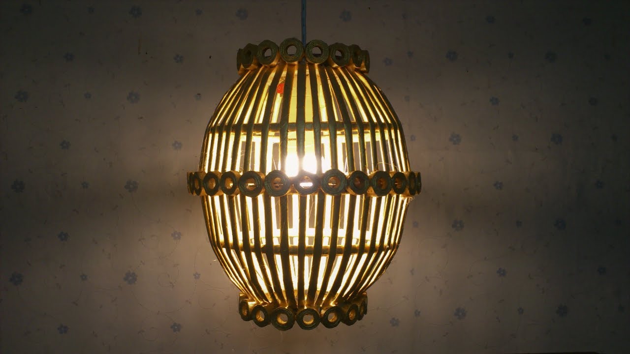 D.I.Y. Lamp from newspaper