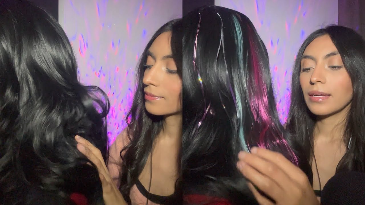 Asmr Relajante | te aplico mechas ATENCIÓN PERSONAL 💇🏻‍♀️vertical versión