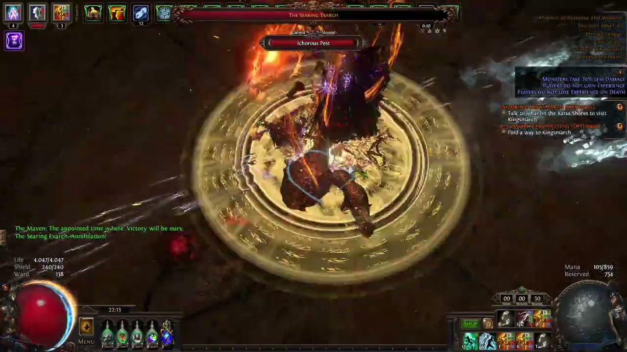 Path of Exile 3.28 - Showcase - Summon Holy Relic - Uber Exarch