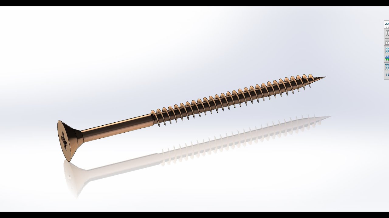 SolidWorks | Modelando um parafuso