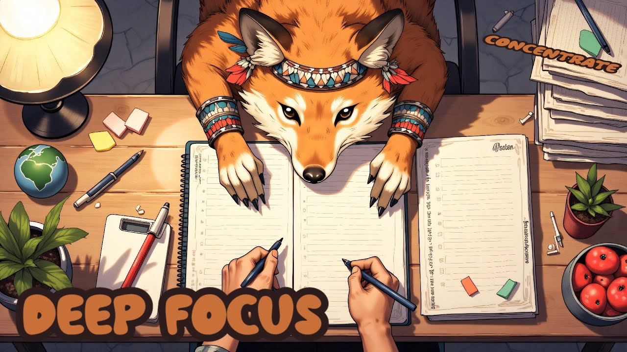 Focus Music for Energizing Your Day | Dingo's Tribal Tunes