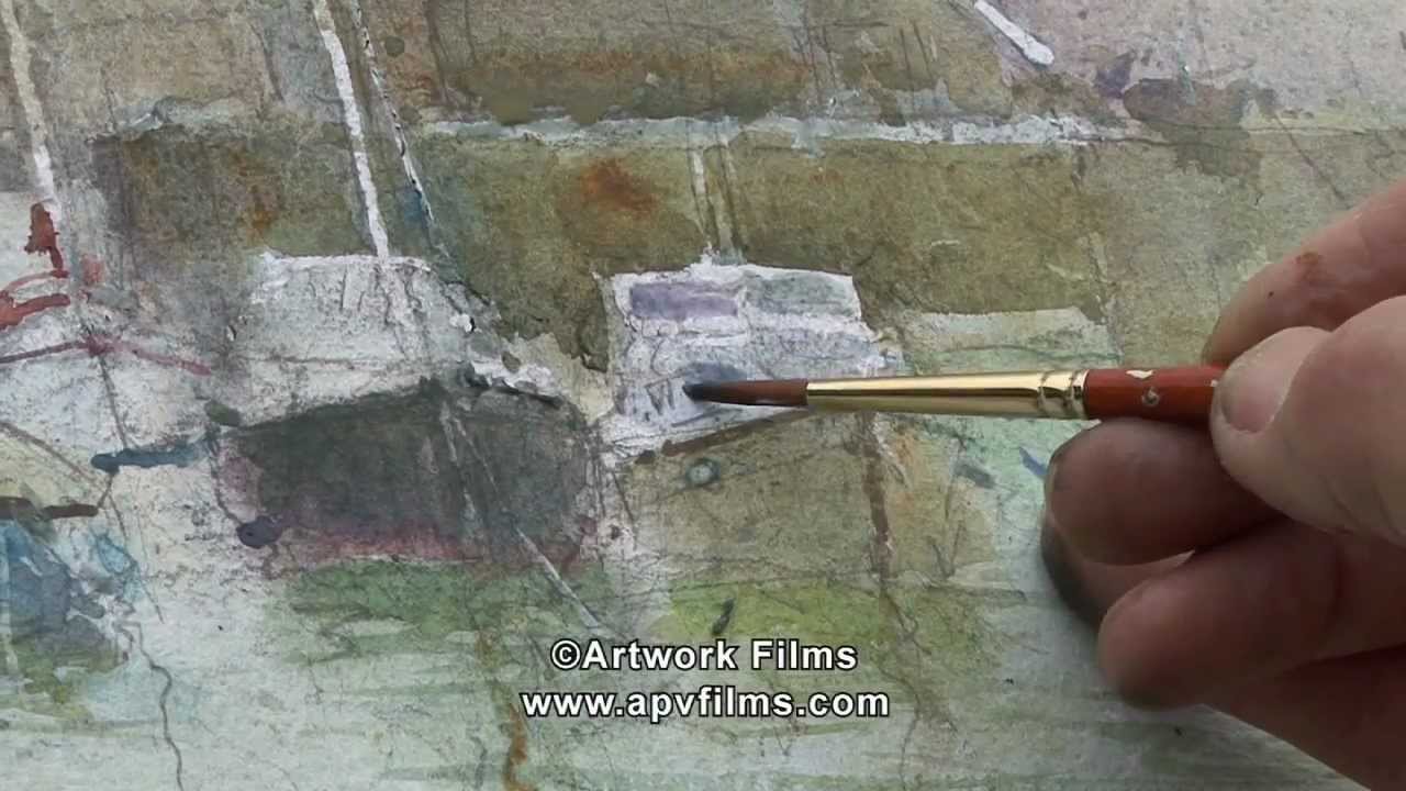 ATMOSPHERIC WATERCOLOURS-Painting on Location: David Curtis