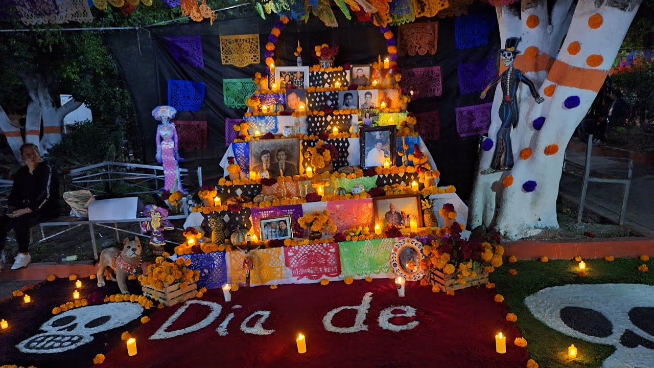 Celebrando la Noche de muertos, en Cañada de Caracheo, Gto. 2025
