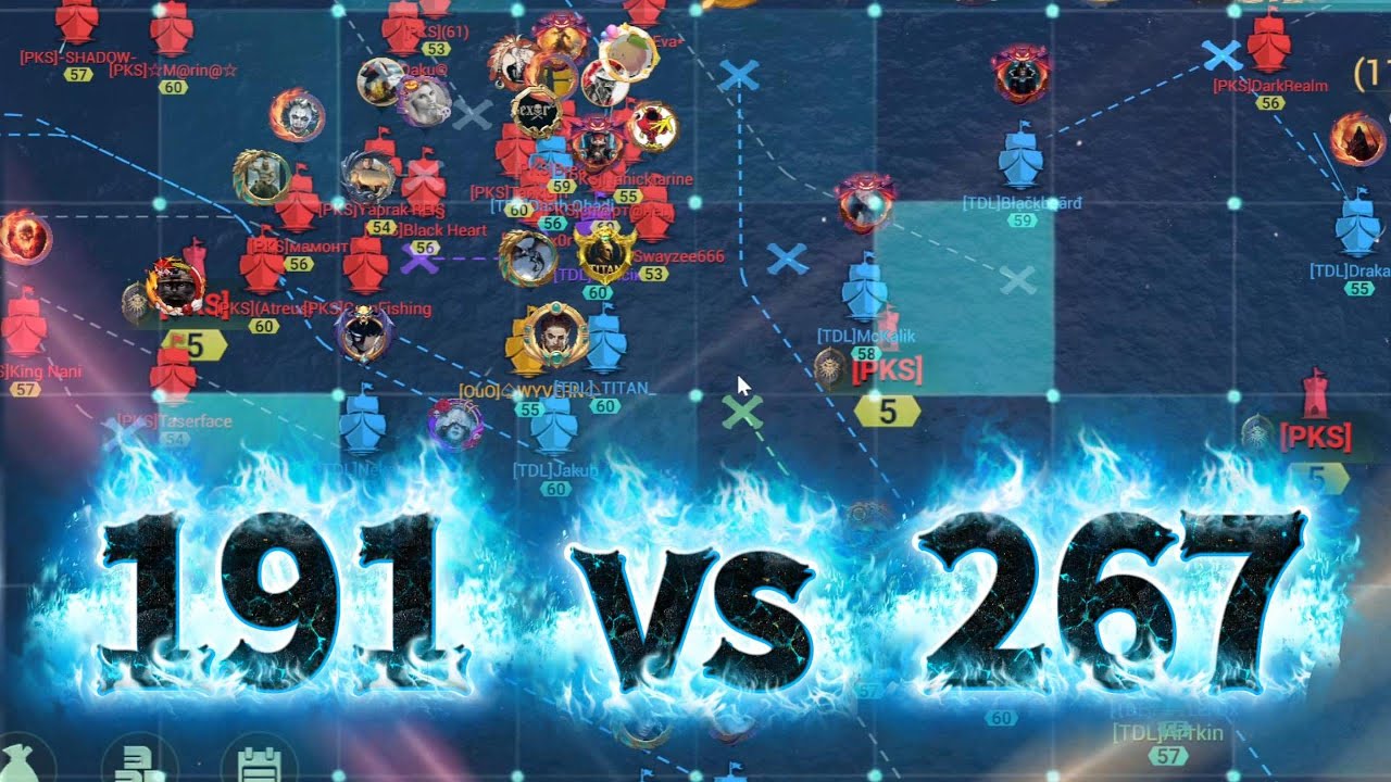 Sea of conquest: TDL 191 vs PKS 267 - The Final Clash of Season 11 (X6) Faction War