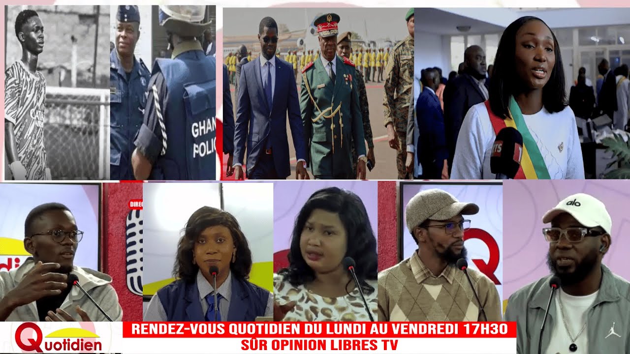 DIRECT : transition en Guinée  Diomaye . Anta B. ngom demande au PR.  Mort de cheikh Touré au Ghana: