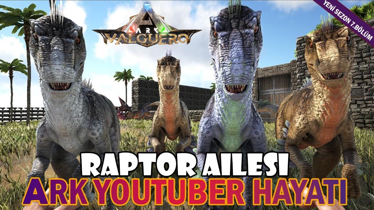 RAPTOR AİLEMİZ OLDU ! / ARK YOUTUBER HAYATI #7