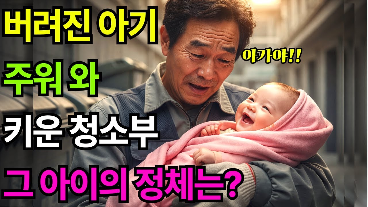 쓰레기통에 버려진 아기를 주워 키운 청소부, 그 아이의 정체는?