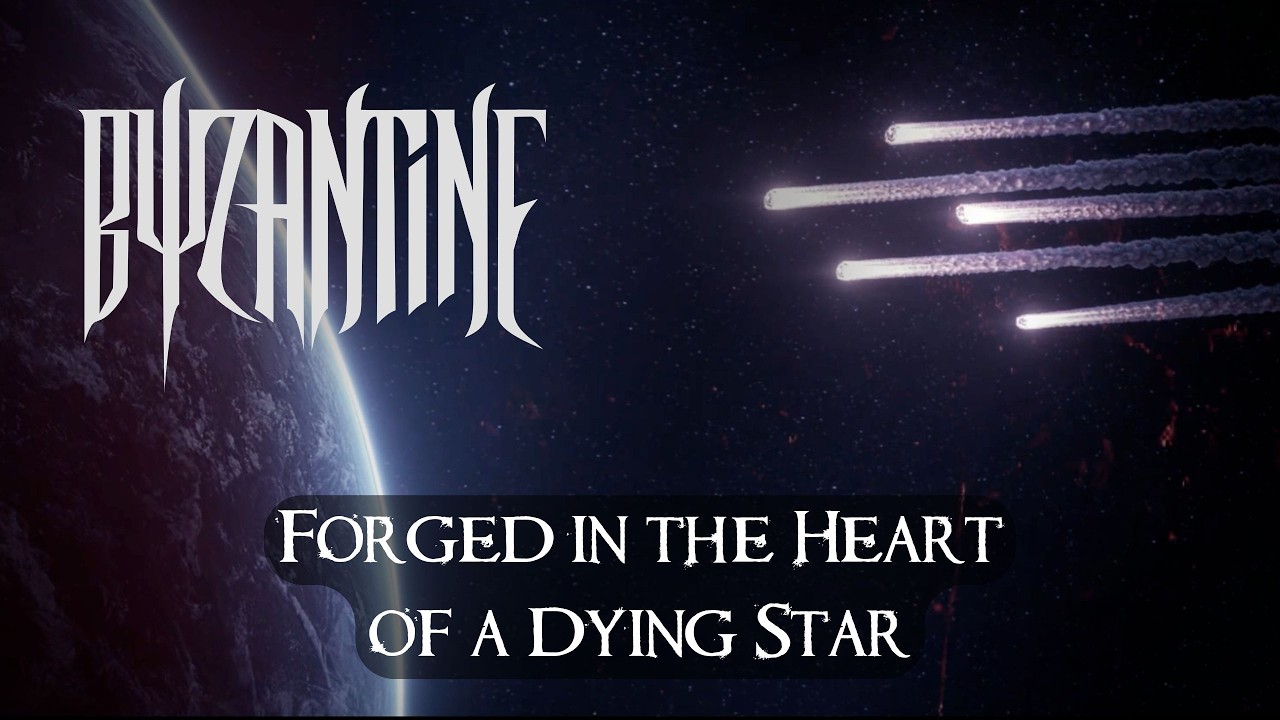 BYZANTINE - FORGED IN THE HEART OF A DYING STAR (OFFICIAL LYRIC VIDEO)