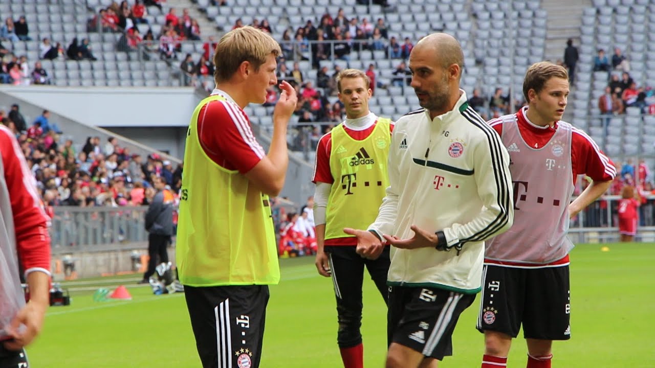 FC Bayern - Highlights vom ersten Training mit Pep Guardiola (First Training Pep 26.06.2013)