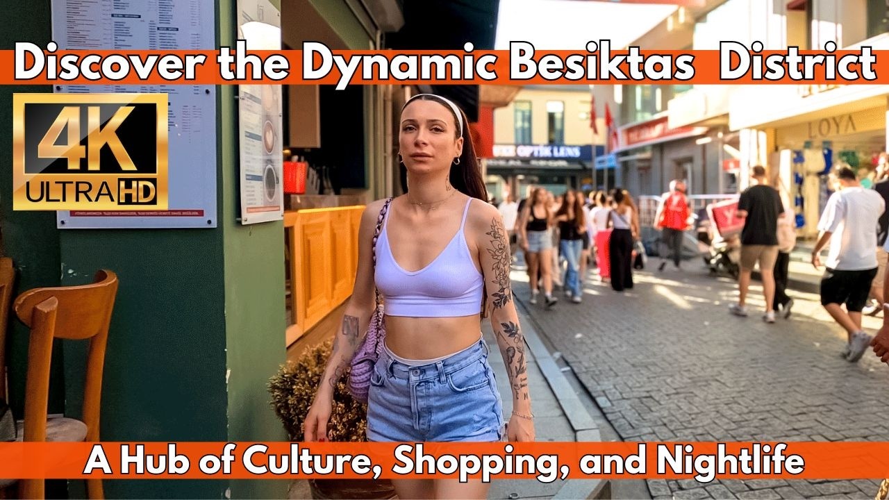 ISTANBUL TURKEY CITY CENTER 4K WALKING TOUR BESIKTAS BAZAAR,STREET FOODS,RESTAURANTS,SHOPS JUNE 2024