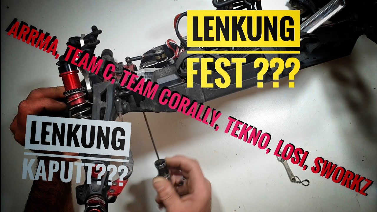 Rc Lenkung Lenkpfosten wechseln. Arrma, sworkz, tekno, losi, Team c, Team Associated, Team Corally