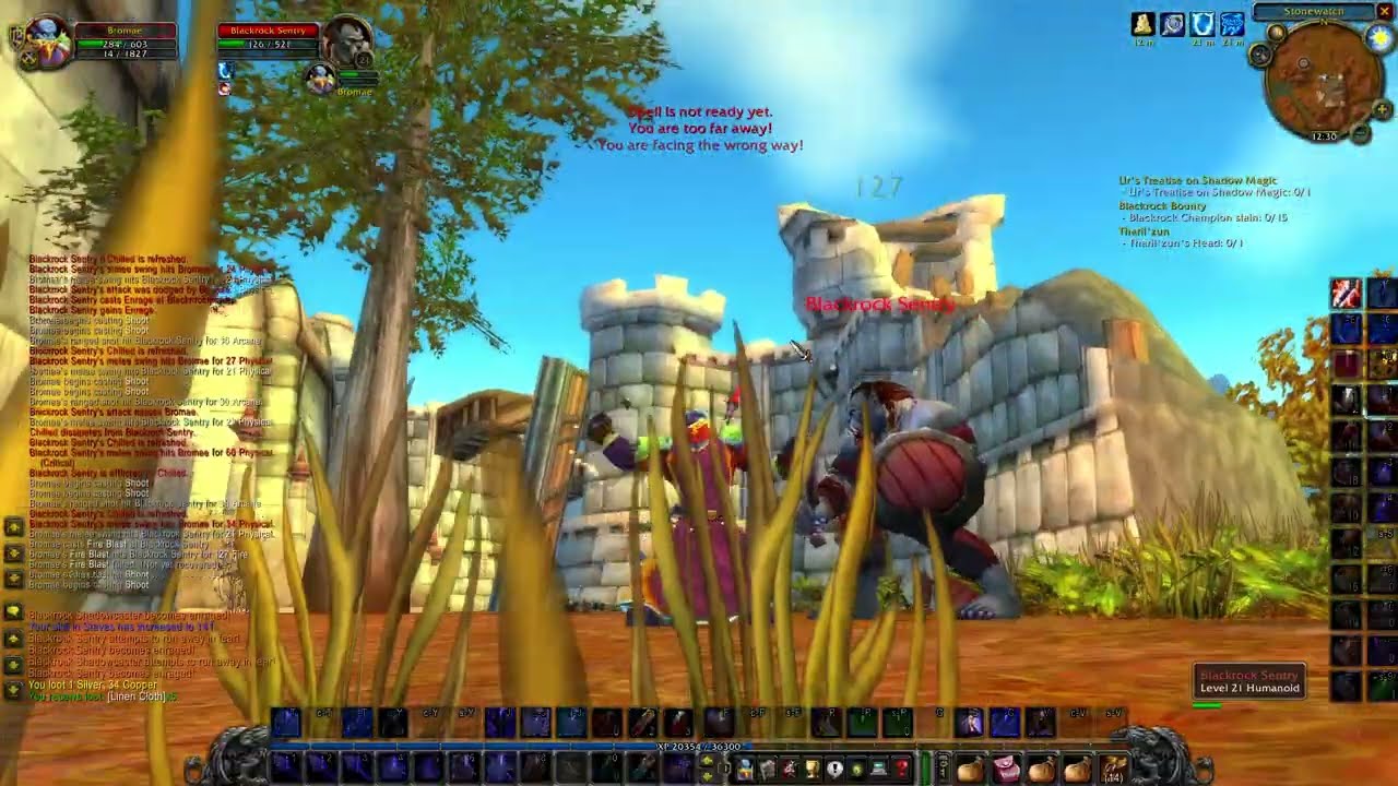 Bromae lvl 29 - 31 questing Redridge Mountains and Duskwood