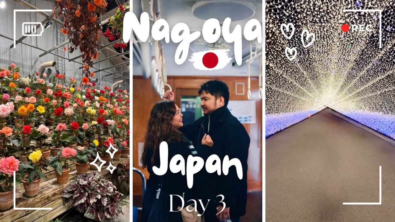 Nagoya, Japan ❄️ | Day 3 | Nabana no Sato & SCMaglev and Railway Park 🌸🚅